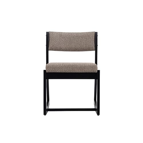 Linon Keeton Two Position Sled Base Wood Commercial Grade Chair In Black #TOP3