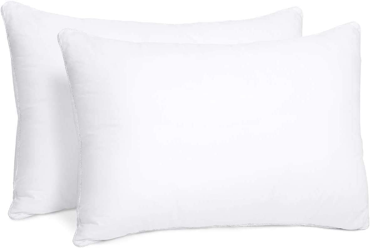 DEEP SLEEP EVERY NIGHT Premium Pillows 800m Gram Luxury Hotel Bed Pillow - Bed Pillows for Sleeping - Super Soft Plush (Set of 4)