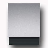 Briefkasten Edelstahl B1 Light Steel, moderner Premium Design Wandbriefkasten mit Zeitungsfach