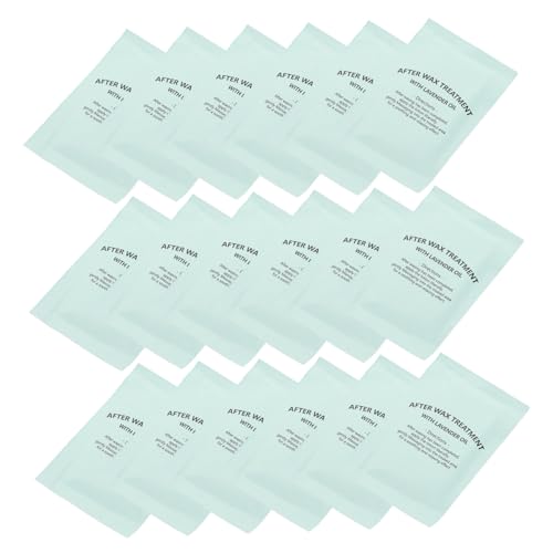 VALICLUD 20 Piezas Post Depilación Removedor Aceite para Eliminar Residuos de Cera Cuidado Calmante y Humectante para Sensible Después Depilación