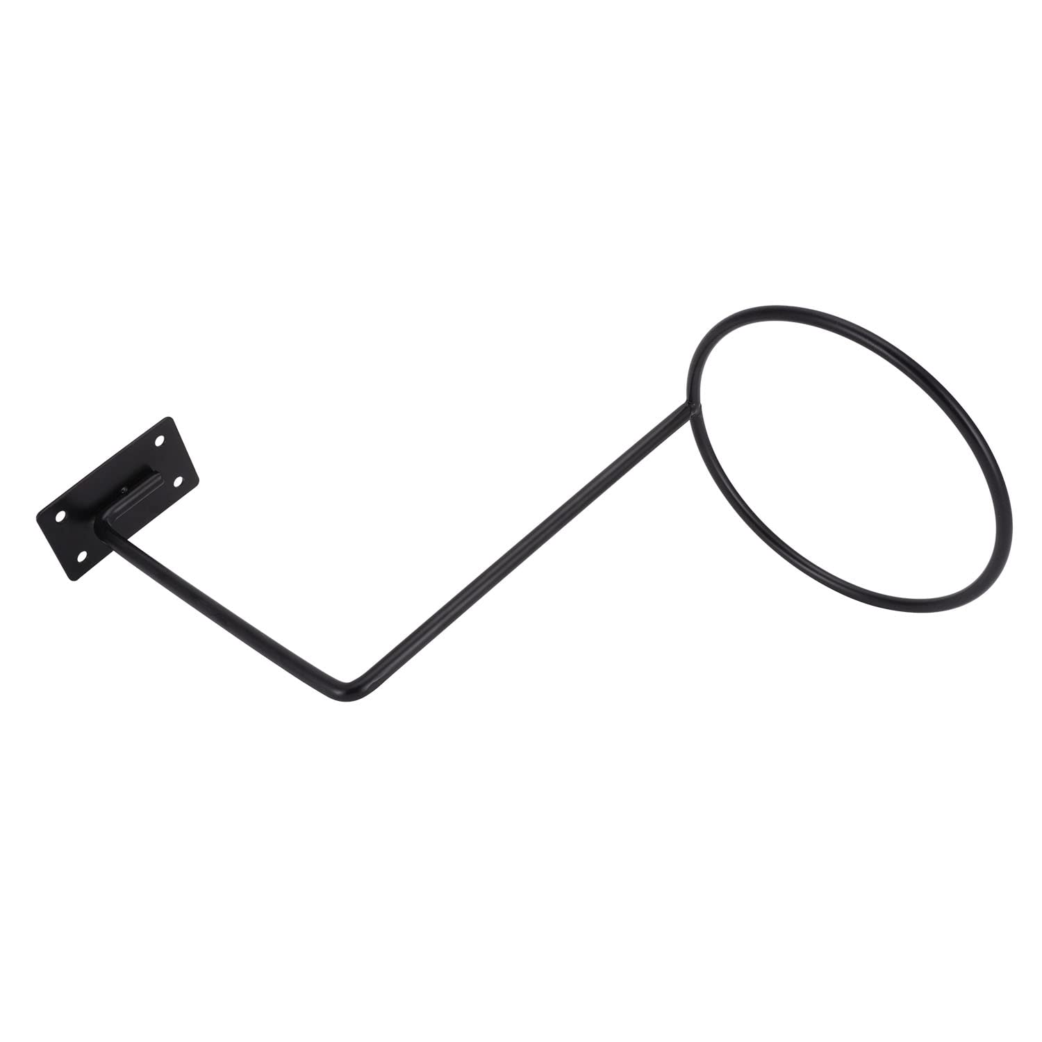 JFG RACING Lot de 6 supports muraux pour casque de moto, baseball, basket-ball, chapeaux - Noir