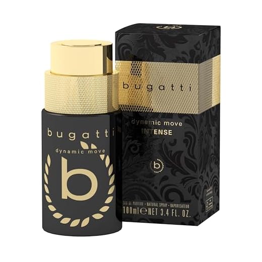 bugatti dynamic move intense Parfüm Herren 100ml I Würzig-ambriertes Eau de Toilette I Parfum Herren mit Nuancen aus Zitrone, Kokosnuss, Patchouli, Vanille & Sandelholz I Souveränes Männer Parfüm