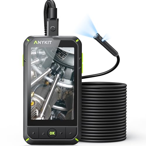 Anykit Dual Lens Borescope 1080P IP67 Endoscope