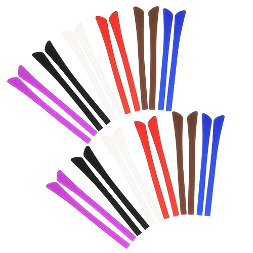 BUTIFULSIC 12 Pairs Anti Slip Silicone Eyeglass Ear Grips | Temple Tips & Cushions for Glasses | Comfortable & Secure Fit Eyewear Accessories