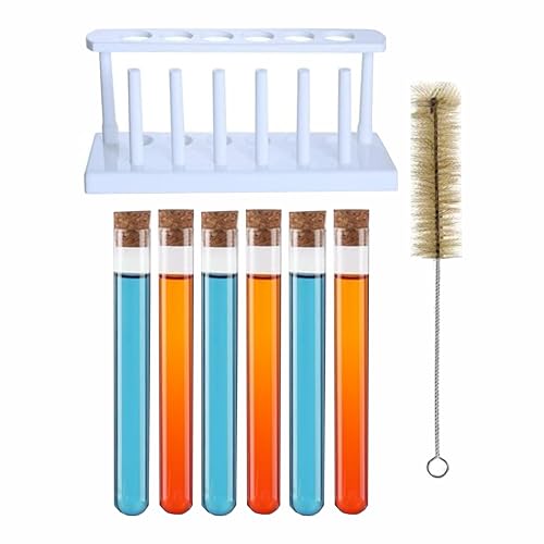 VVS Borosilicate Glass Test Tube, (Plastic Tast tube stand-1...