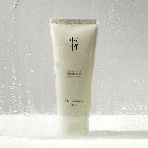 Image of O3+ Mijoo Korea Rice Water Bright Foaming Cleanser Face Wash With Rice Extracts for Exfoliation & Lauric Acid for Deep Cleansing | Suitable for Normal Skin | 100ml