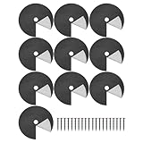 木用マルチリング | 根腐葉保護リング グラウンドネイル付き、ルートバリア保護 - 庭 庭 屋外 芝生 花壇 フェンス ファーム 裏庭用