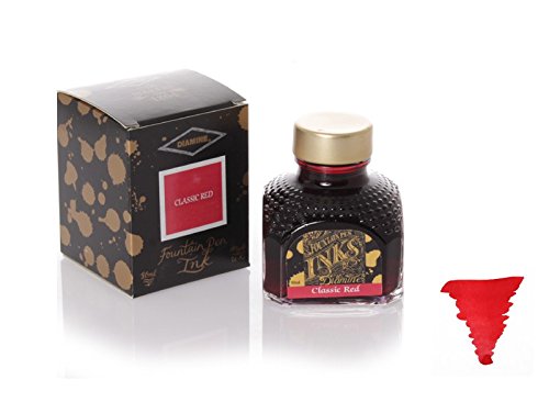 Diamine 80ml Classic Red fountain pen ink bottle — image 1