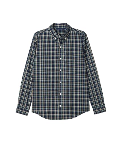 Image of Janie and Jack Plaid Poplin Button Down Shirt (Toddler /Little Kid /Big Kid)