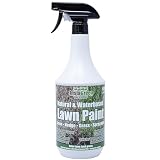 InstaGreen Premium Grass Paint butelka z rozpylaczem 1 litr / 1/8 galona USA - gotowa do użycia farba do trawy do trawników i żywopłotów - farba trawnikowa przeciwko żółtej trawie - naturalnie na