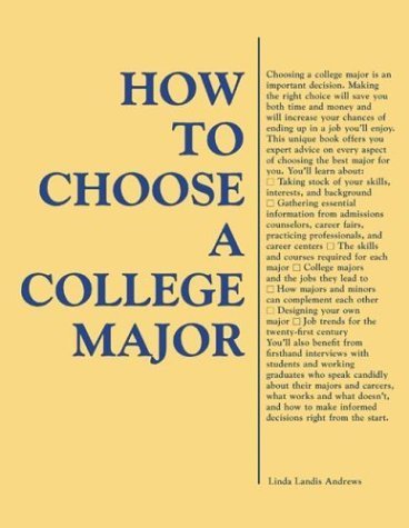 Buy How to Choose a College Major — BookShops.in
