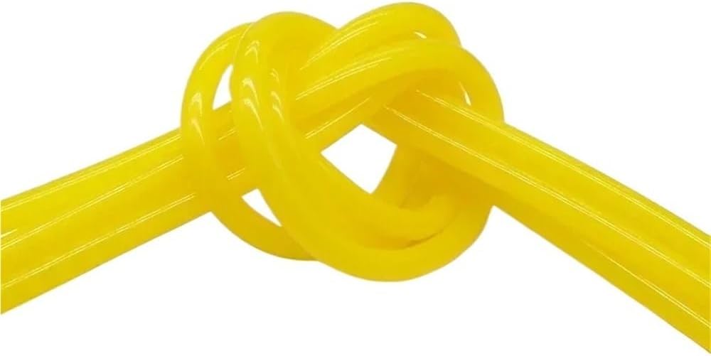 Yellow Silicone Lab Tubing - 1 Piece Easy to Process Rubber Tube for Industrial Use(5metersx4mmx6mm)