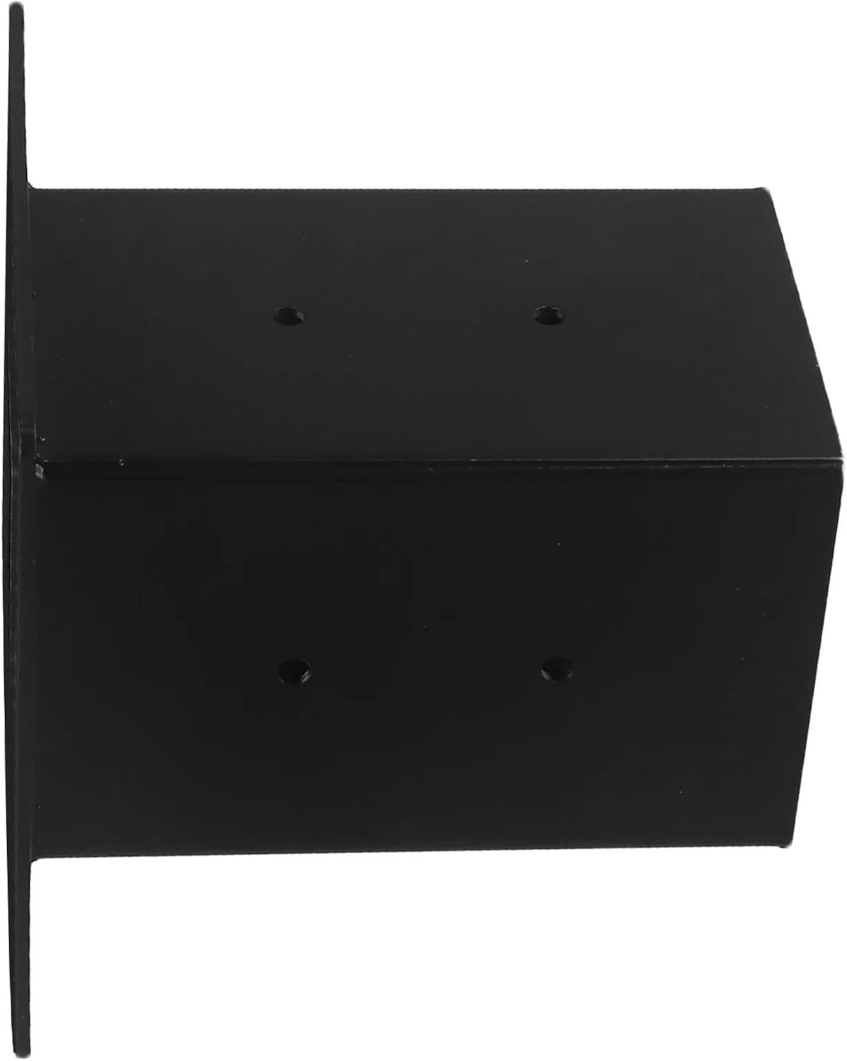 10 * 10 * 15 Square Fence Pole Flange Base Floor Flange Mounting Bracket Shelter Wall Mounted Column Anchor Post Base Brackets