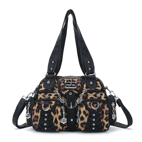 Image of Angel Kiss Small Purse Handbag for Women Crossbody and Shoulder Bags Multipocket Soft Hobo Purses