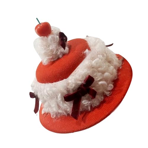 Pince à cheveux pour femme et fille Motif gâteau d'anniversaire Crème