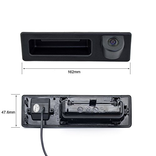 Image of CCD HD Car Trunk Handle Camera Rear View Camera for BMW 3 5 X3 Series F10 F11 F25 F30 X5 X1 E82 E88 E84 E90 E91 E92 E93 E60 E61 E70 E71 E72(2011-2015) New Parking Backup