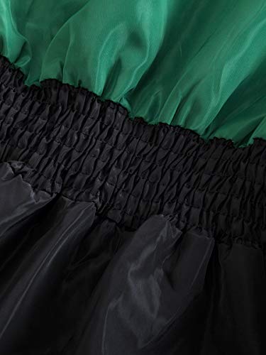 Eosiedur Women's One Piece Tracksuit Outfits Windbreaker Jacket Camouflage Crop Top Pants Jumpsuit Set 80S Green L #TOP4