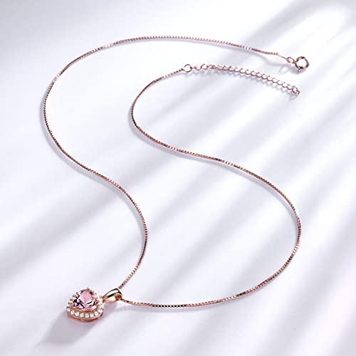 Ensemble de bijoux en argent pour femmes boucles d'oreilles cœur - 4