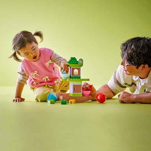 DUPLO My First L’Albero dell’Equilibrio - Gioco Didattico per Bambini e Bambine da 1 Anno in su - Set di Costruzioni per la Motricità Fine con 2 Figure di Uccelli Giocattolo - 10440 - Lego - Immagine 7