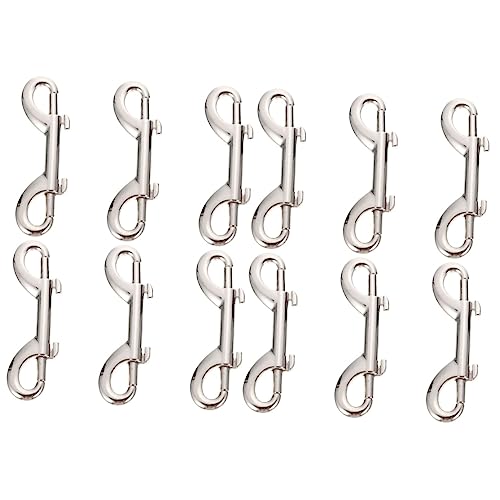 Clips à double embout pour laisse de chien en zinc YARNOW mousquetons multifonctions animaux