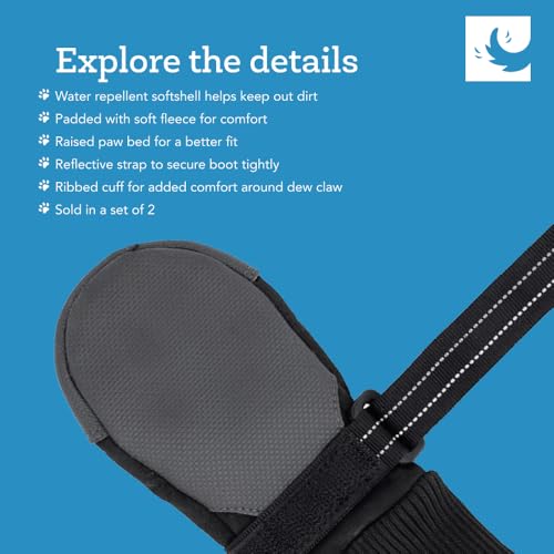 RC Pets Strider Dog Boot, Water Resistant, Paw Protection, X-Small