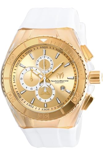 Technomarine Men's TM-115046 Cruise Analog Display Quartz White Watch Set
