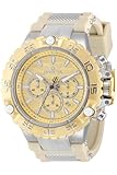 INVICTA Subaqua   Poseidon 48553 Montre Homme   Entanche   Analogique   Mouvement à Quartz   Acier Inoxydable avec Cadran Or   55mm