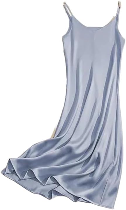 Women Slim Fit Strap Dress Sleeveless Dresses Simple Basic Strap Dress