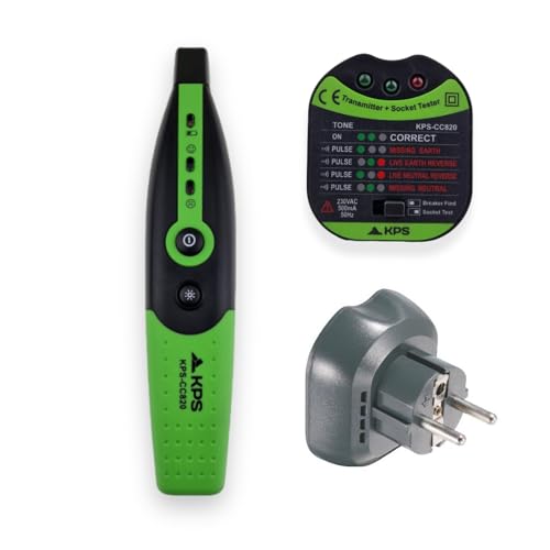 KPS-CC820 Comprobador de enchufes y localizador de protecciones
