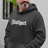 80% Baumwolle 20% Polyester World of Football Kapuzenpulli Old Stuttgart - XL