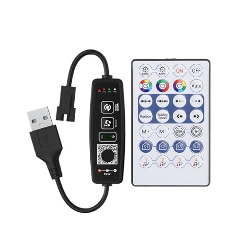 Contrôleur de gradation de pixels LED DC 12V 24V bande lumineuse télécommande