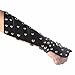 HZMAN 2PACK Black Leather Martial Arts Forearm Guards/Gauntlet Arm Armor with Metal Skull Spikes