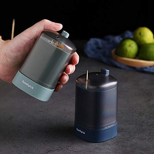 Automatic Toothpick Holder Table Toothpick Container Household Table Toothpick Storage Box Toothpick Dispenser(C)