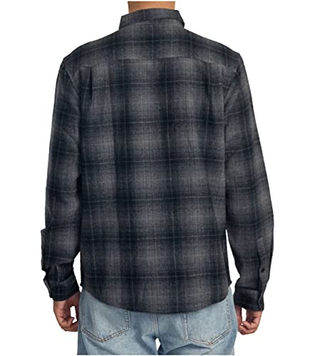 RVCA Men's Thatll Work Flannel Long Sleeve Woven Shirt2