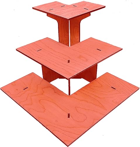 3-Tier Corner Retail Table Display Stand with Shelves | 3