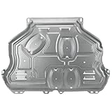 Upgrade Front Engine Splash Shield Guards Compatible with Ford Focus ST RS and C-Max 2013-2018, Under Engine Cover Guards Mud Flaps Directly Replace Original, Manganese Steel