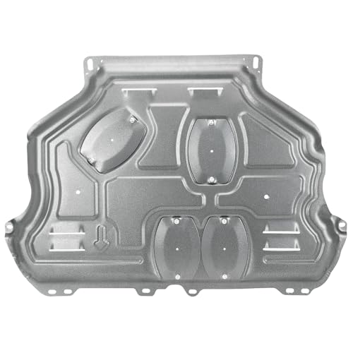 Upgrade Front Engine Splash Shield Guards Compatible with Ford Focus ST RS and C-Max 2013-2018, Under Engine Cover Guards Mud Flaps Directly Replace Original, Manganese Steel