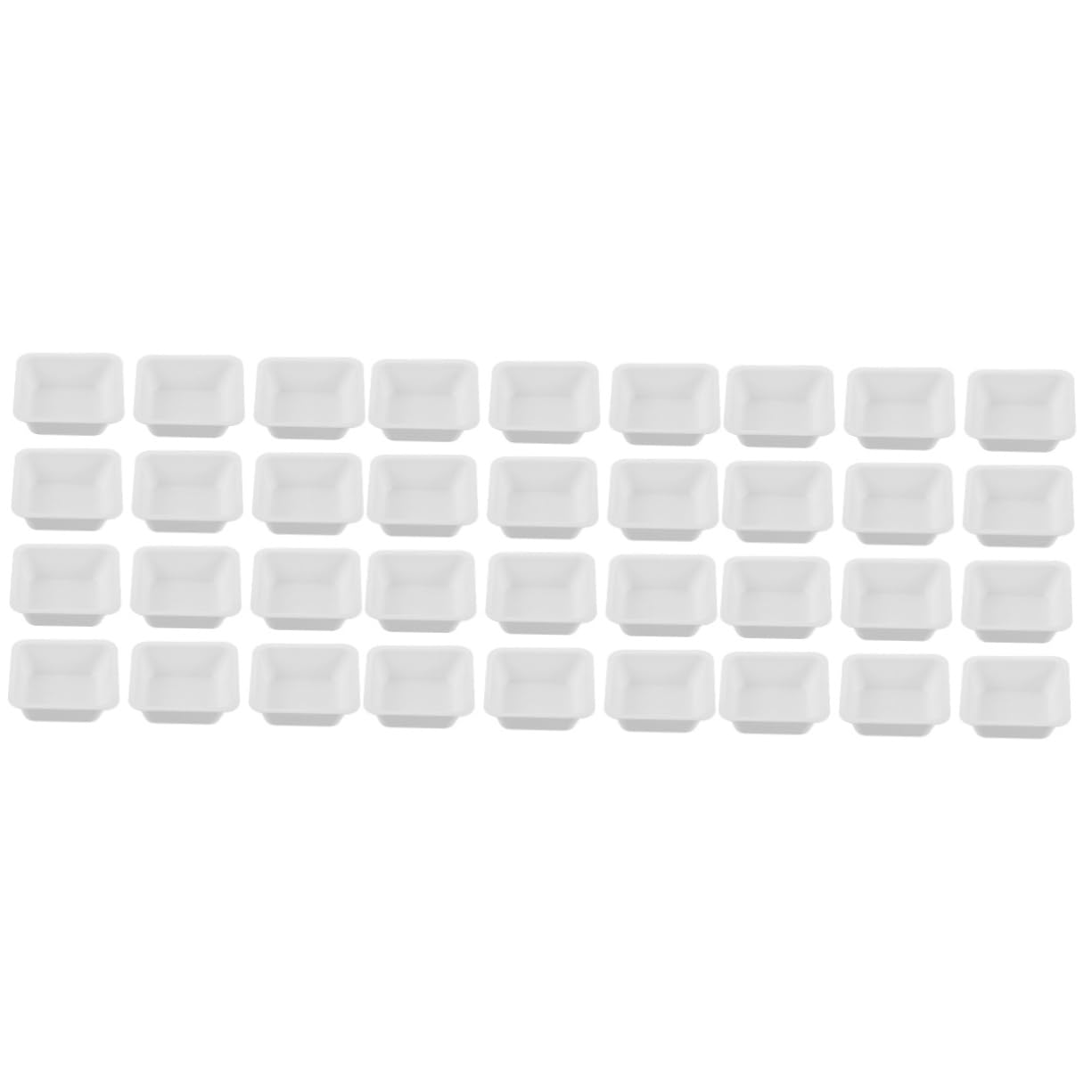 HEALLILY 60pcs Plastic Weighing Boat Weighing Dish Lightweight Lab Tray Static Non-Stick Food Safe
