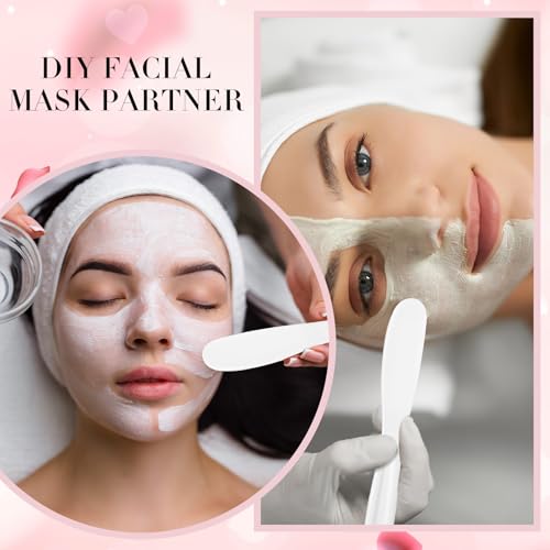 5 Stück Maskenpinsel, Ymapinc Cremespatel & Kosmetik Spatel, Kosmetikspatel Set für Gesicht & Creme, Wiederverwendbare Plastikspatel, Masken Pinsel Set für Hautpflege DIY-Make-up