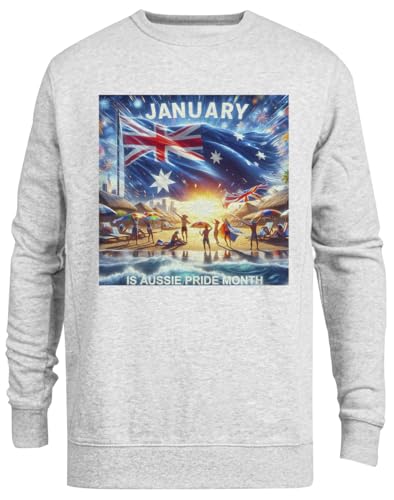 Pull Aussie Pride Month gris doux et chaud contre le froid de la mi-saison