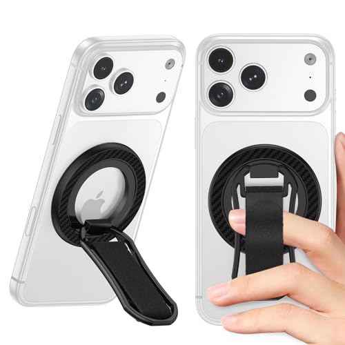 Anneau magnétique MagSafe de smartphone pour filmer et lire en voyage avec iPhone 16 Pro Max