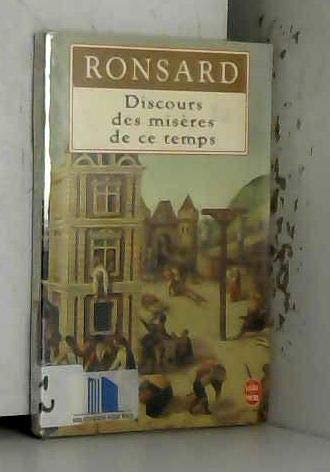 Discours des misères de ce temps