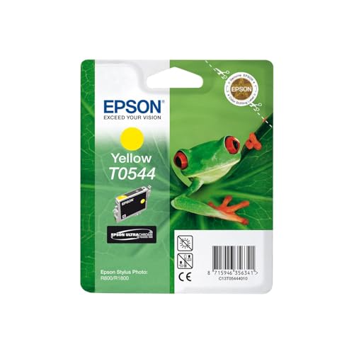 Epson T0544 Yellow Ink Cartridge STYLUS Photo R800/R1800 Printers (C13T05444010)
