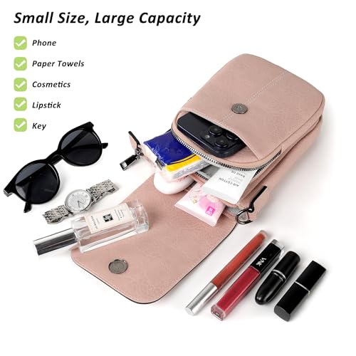 Image of TANTOMI Small Crossbody Bags for Women Trendy, Cell Phone Purses Wallet with 4 Card Slots, Small Purses with Adjustable Strap