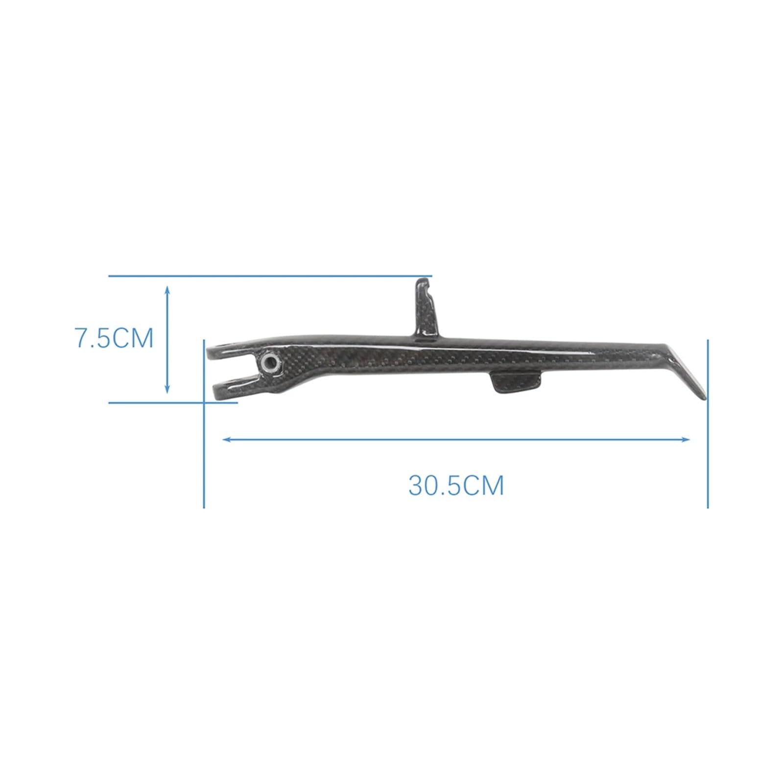 Cavalletto laterale in fibra di carbonio Accessori for moto Cavalletto piede treppiede Staffa laterale compatibile con BMW S1000R BMW S1000RR BMW M1000RR(Matt)