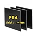 FR4 Epoxy Sheet 0.2mm/4mm - G10 Insulation Board for Printers, Electronics & Industrial Applications(500MMX300MM 1Pc 4mm)
