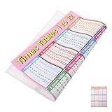 Facile à afficher partout : cette grande affiche des tables de multiplication est légère et se fixe facilement au mur, ce qui en fait l'une des affiches murales les plus pratiques pour apprendre les tables de multiplication aux enfants ou décorer une salle de classe