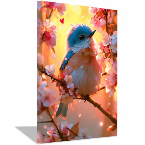 Peinture sur toile d'animaux pour salon et salle de jeux colorée