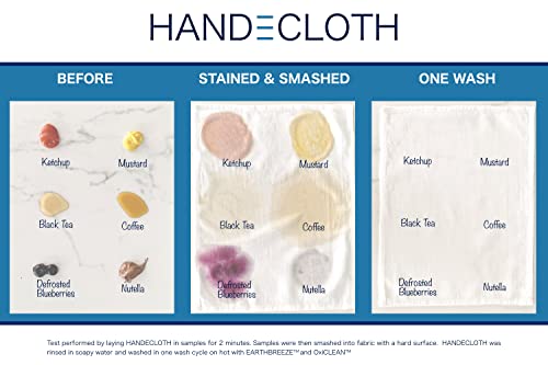 Handecloth Paper Towel Replacement / 12 Pack/Cotton/American Made/Machine Washable/Absorbent And Durable With Quality Edges And No Pilling/Guest Towel #TOP3