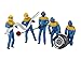 Carrera USA 20021132 21132 Figure Mechanics Realistic Scenery Accessory for Slot Car Race Track Sets, Blue